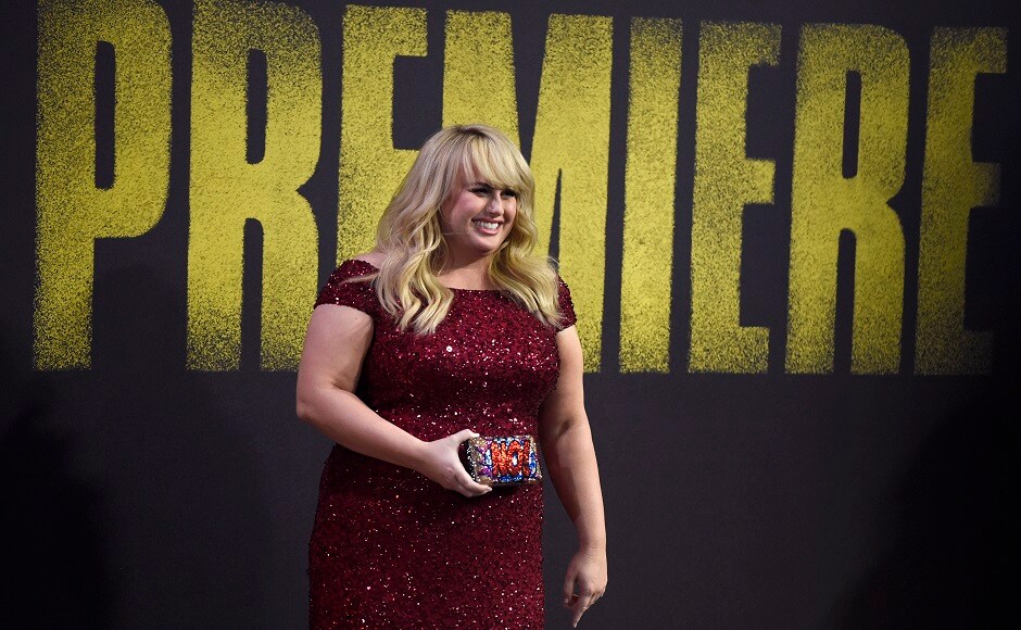Australian actress Rebel Wilson arrives at the premiere of the third and final installment in the Pitch Perfect trilogy. AP Australian actress Rebel Wilson arrives at the premiere of the third and final installment in the Pitch Perfect trilogy. AP